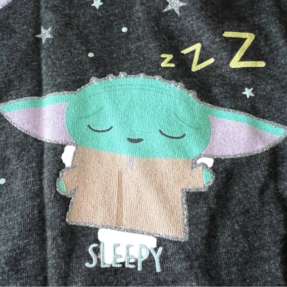 Star Wars 4T Today I'm Feeling with Grogu Mandalorian Collectible Black Tshirt - Picture 4 of 9